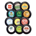 Coaster Ultra Digital VeDoSign Sponsoring Logo Opdruk