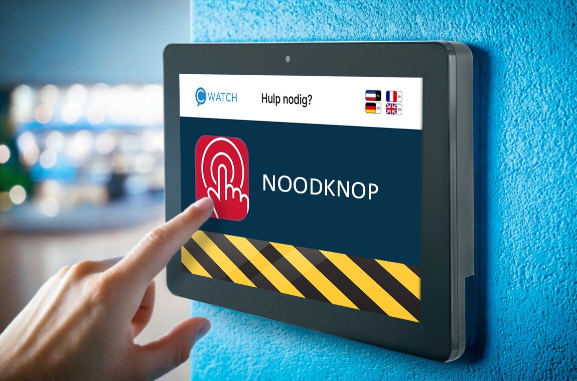 Cpanel Noodknop Tablet BHV Combinatie CWactch Touchscreen