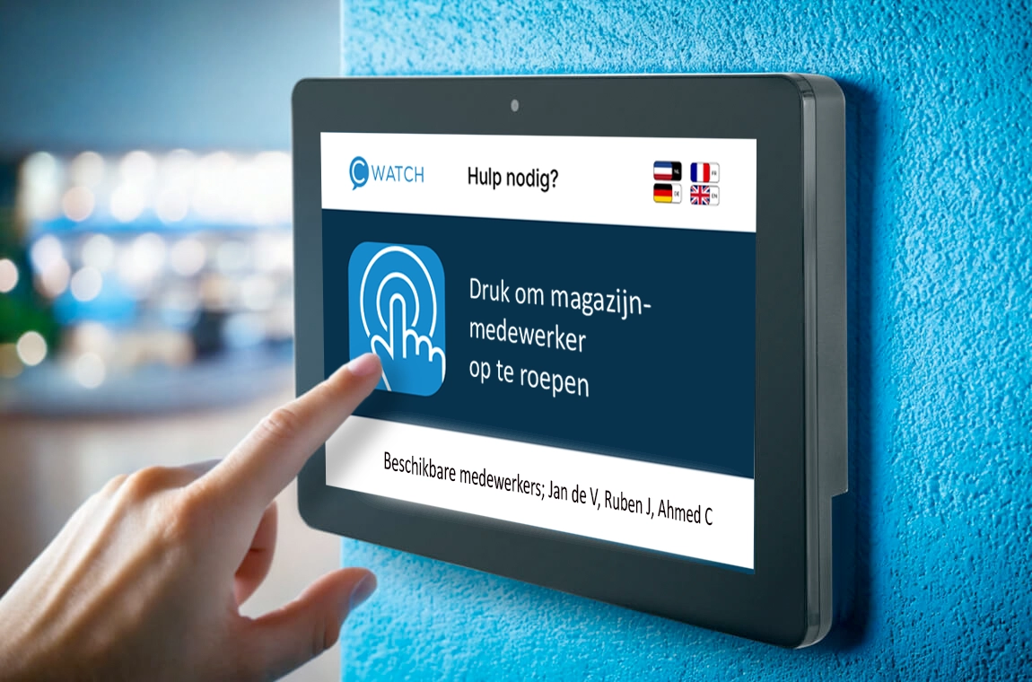 Cpanel Oproepknop Tablet Logistiek Combinatie CWactch Touchscreen