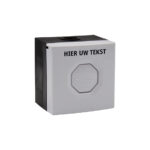 Draadloze Waterdichte Noodknop IP67 Eigen Teskt Label Drukknop Alarm Kl