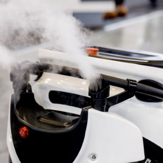 Ecobot 50 Scrubber Schoonmaakrobot Desinfecterende Verstuiver VeDoSign