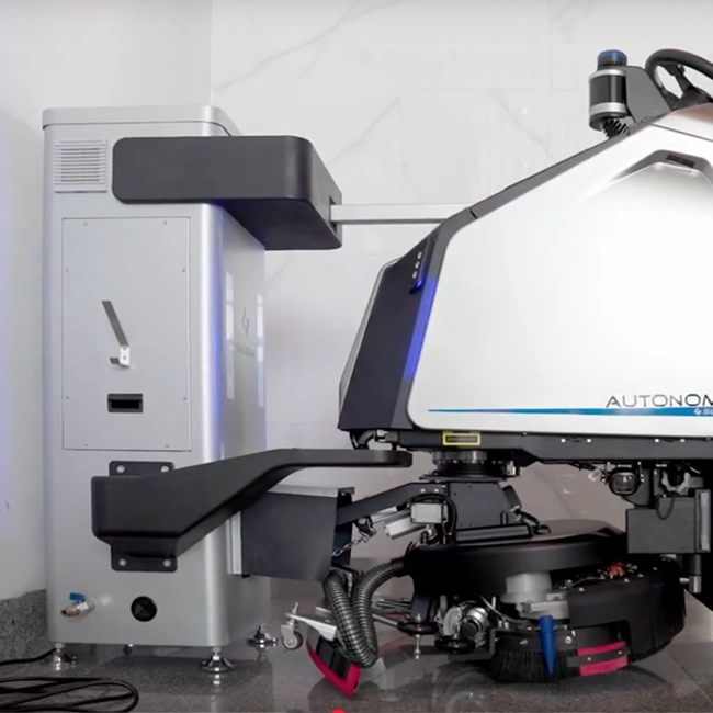 Ecobot 75 Scrubber Schoonmaakrobot Werkstation