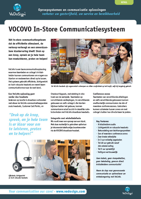 Flyer VOCOVO Instore Communicatie Pdf