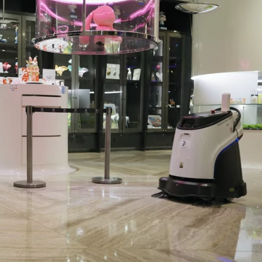 Gausium Vacuum 40 Obstakels Mensen Vermijden