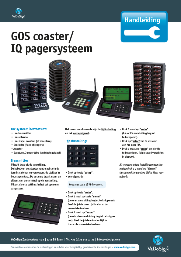 Handleiding GOS IQ LTTX NL