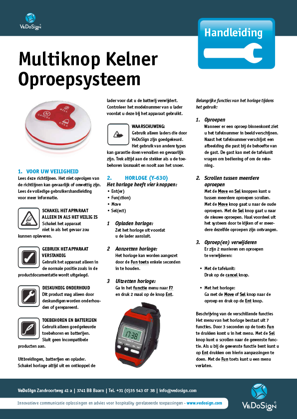Handleiding TWS Multiknop NL