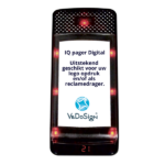 IQ Pager Digitaal gasten-oproep-buzzer met eigen logo sponsoring