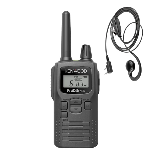 Kenwood PKT 300 Portofoon Compact Vergunningsvrij Met C Oortje Met K1 Aansluiting Kenwood