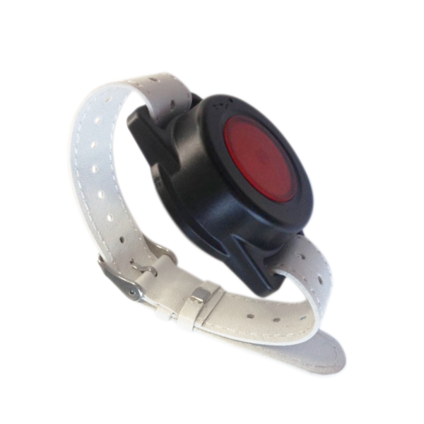 Polsband Noodknop Wit