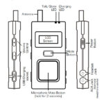 SWATCOM Multicom Handset Technische Illustratie
