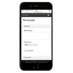 Software Tekstpager Module Iphone Standaard