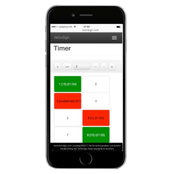 Software Timer Module Iphone Standaard