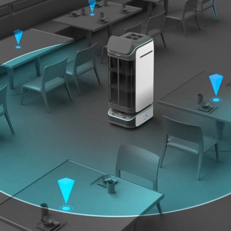 T3 Delivery Robot With Doors Geavanceerde Navigatie En Veiligheid