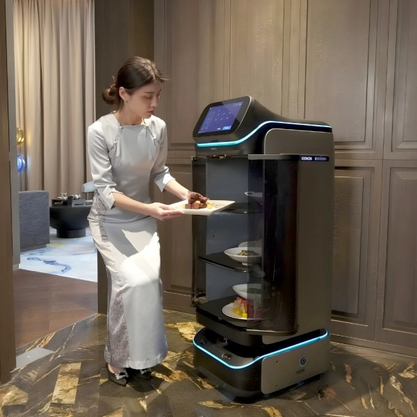 T3 Delivery Robot With Doors Hotelservice