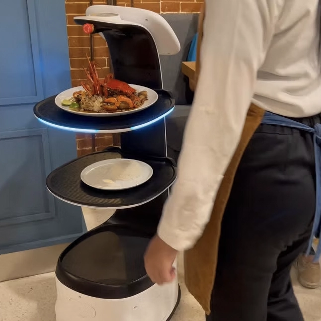 T8 Delivery Robot Small Rondserveren Diner En Drank