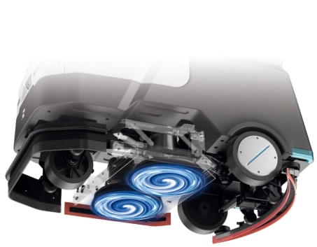 Titan T810 Schoonmaakrobot Onderzijde