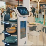 U Serve Ruimt Hij Tafels Af Of Verwelkomt Hij Gasten Met Een Vriendelijk Bericht