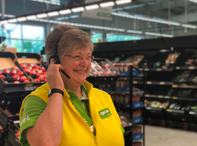 VoCoVo Supermarkt Bouwmarkt Draadloos Headset