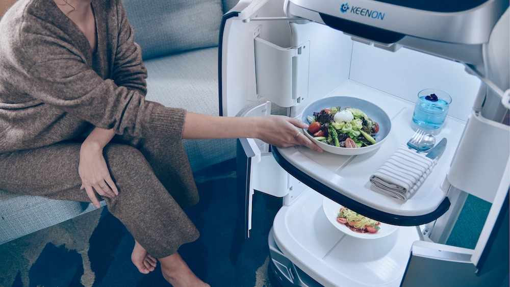 W3 Hotel Room Service Robot Zelfstandig Hotelservice Exclusief VeDoSign