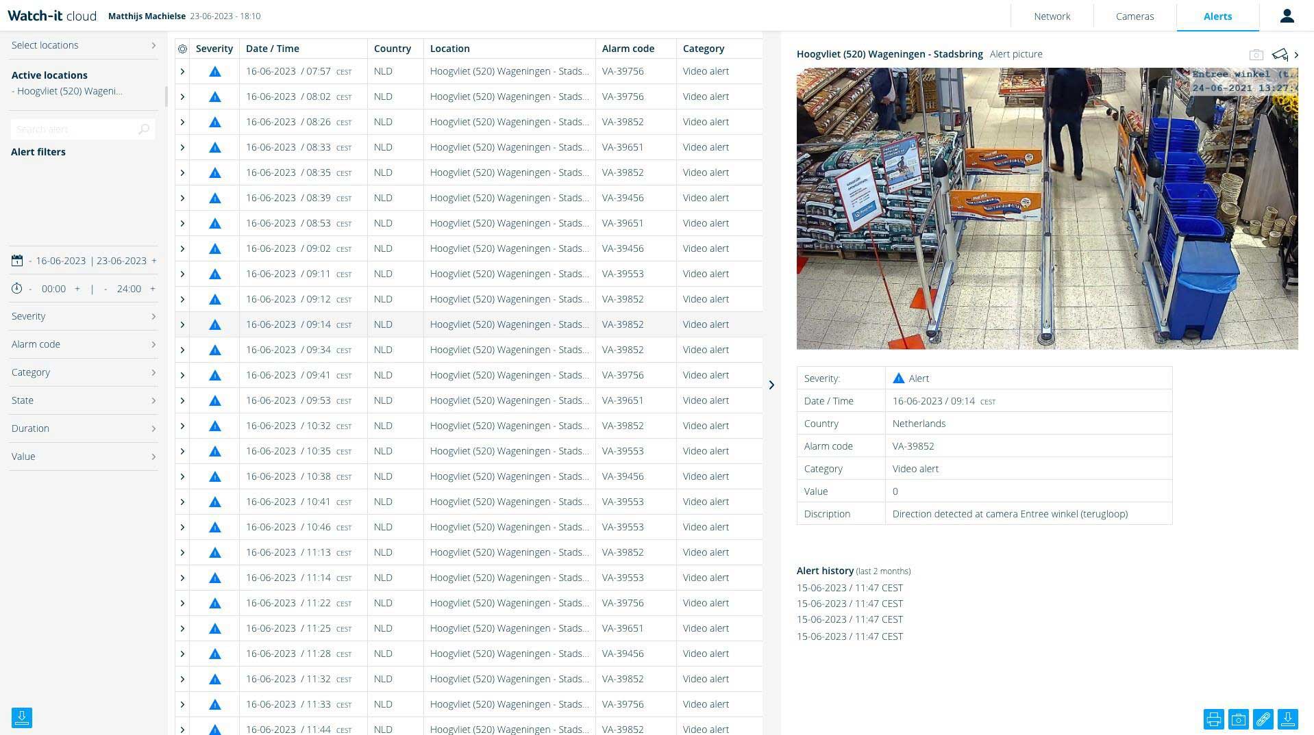 Watch It Winkelingang Terugloop Cloud Entree Winkel
