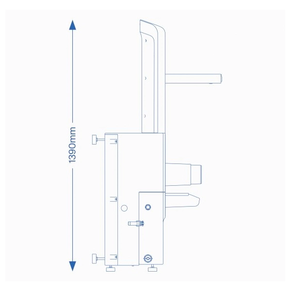 Werkstation Ecobot 50 Scrubber Afmetingen