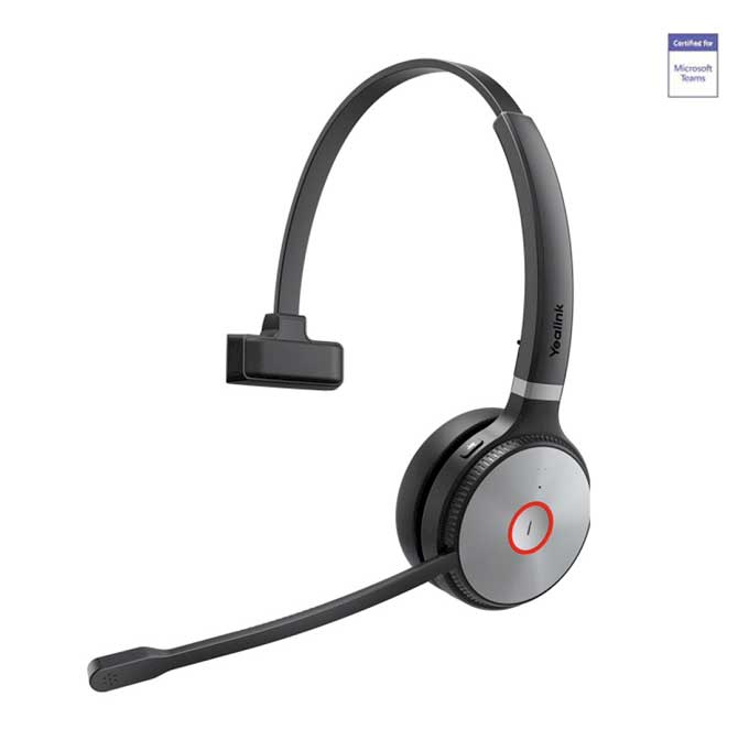 Yealink WH62 Mono Portable Teams Headset Yealink WH62 Mono Portable Teams Headset