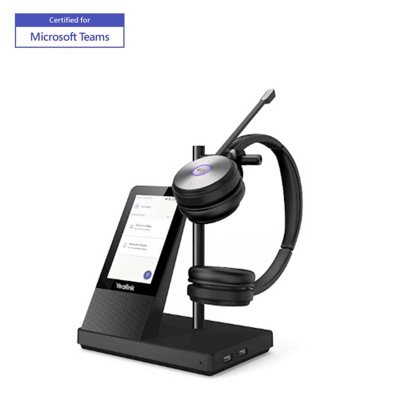 Yealink WH66 Dual Teams Headset Schuin Yealink WH66 Dual Teams Headset Schuin