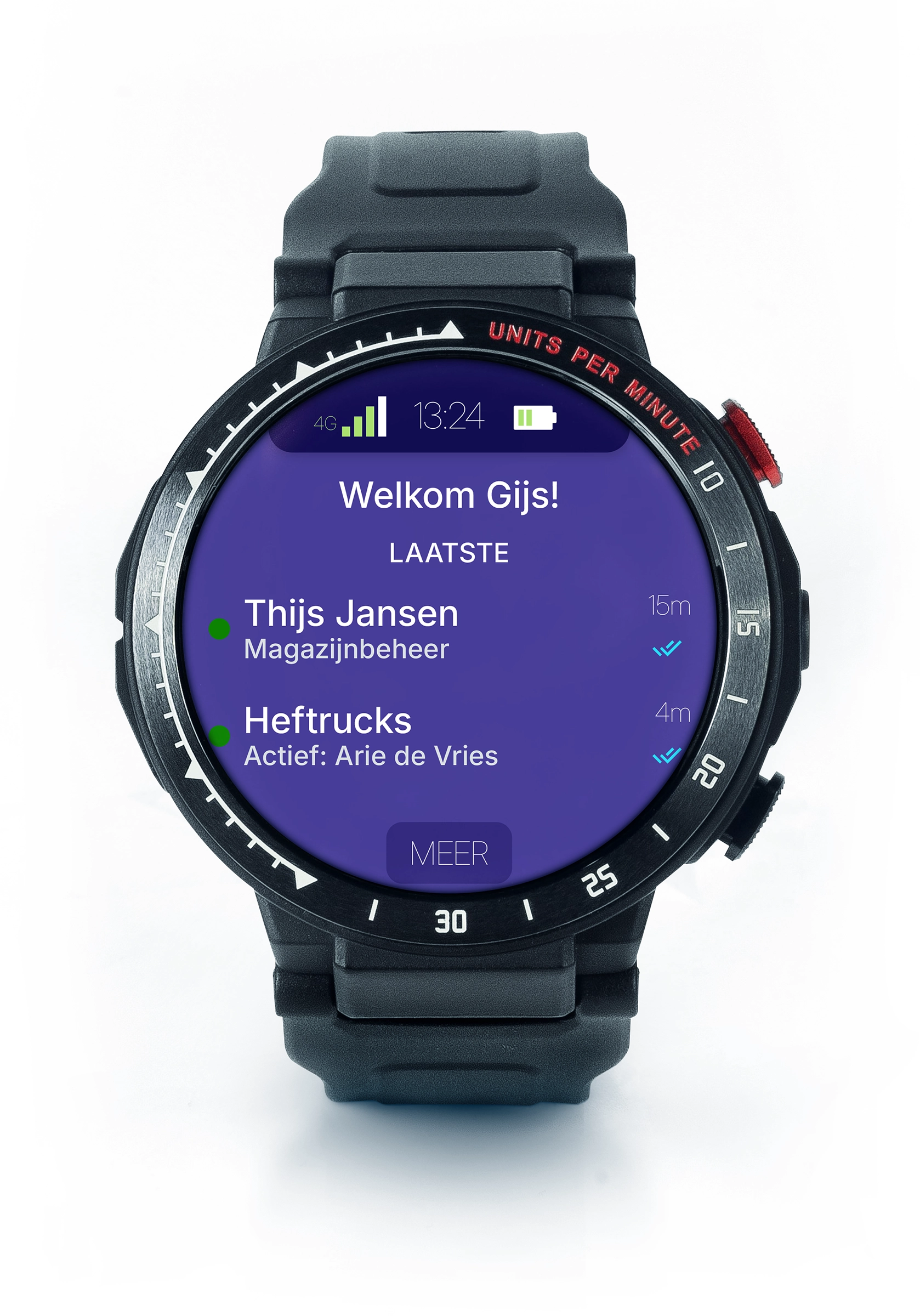 CWatch Teamcommunicatie Logistiek Wifi G4 Internationaal Spraakberichten