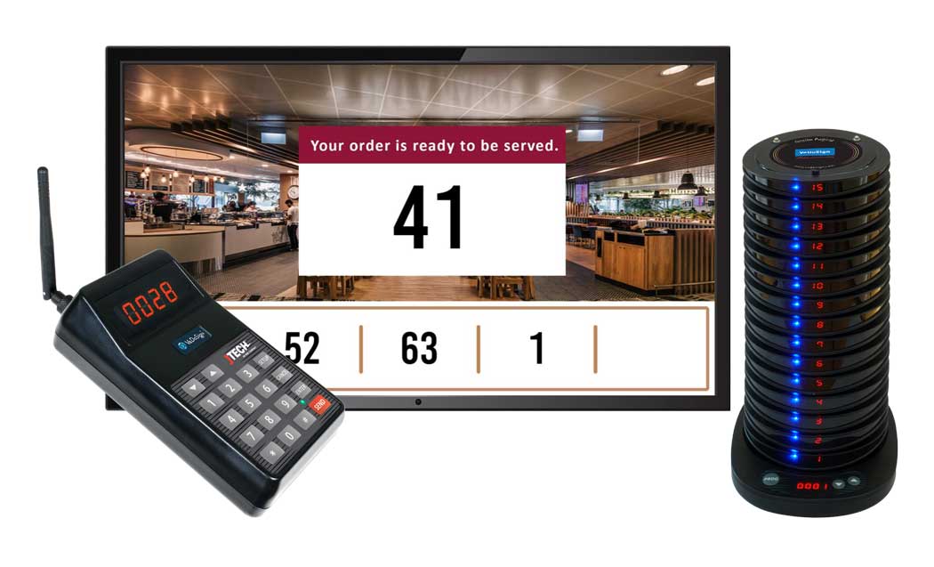 Home Ticket Afroepsysteem Beeldscherm Transmitter 9b Ultra Coaster Stapel 15