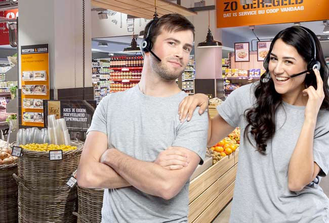 Instore Communicatie Met VoCoVo Draadloze Headsets Verhogen